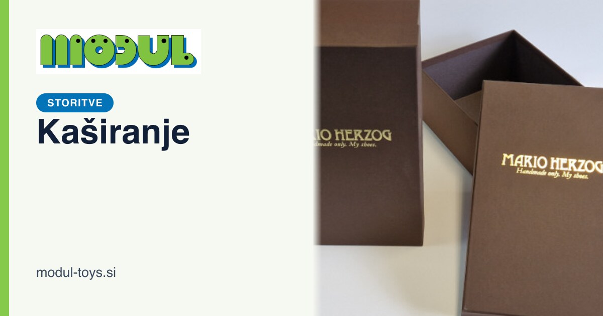 Kaširanje | Modul Toys
