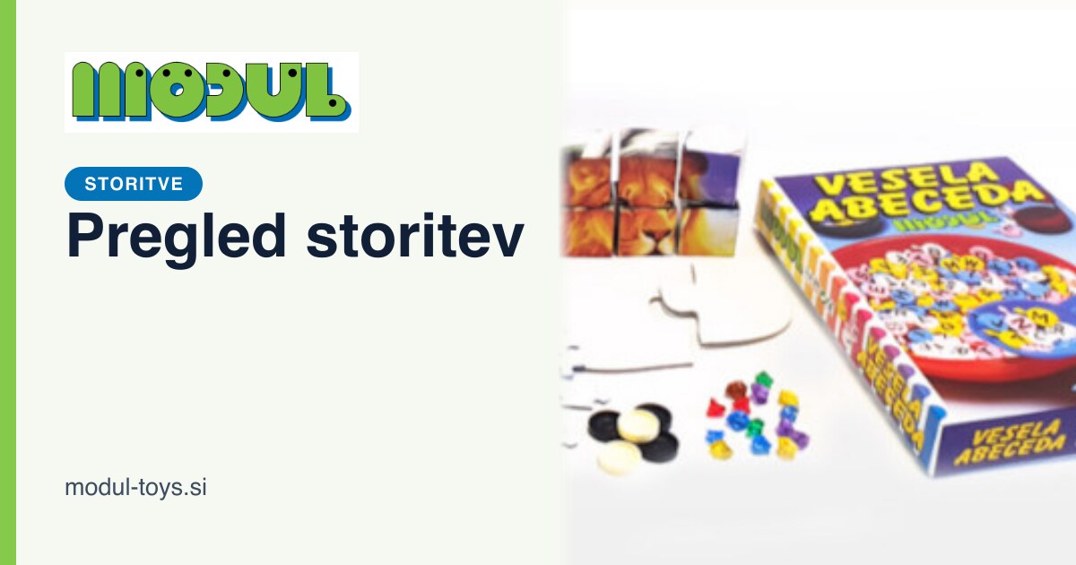 Pregled storitev | Modul Toys